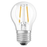 Ledvance Classic LED E27 Poire Filament Claire 2.5W 250lm - 827 Blanc Très Chaud | Équivalent 25W