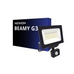 Noxion Projecteur LED Beamy G3 50W 5500lm 110D - 840 Blanc Froid | IP65 - Détecteur De Mouvement Et De Lumière - Symétrique