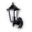 D'Lite Applique Murale Helora Noir | IP44 - Convient pour 1x E27 - Détecteur De Mouvement