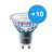 Multipack 10x Philips MASTER LED Spot ExpertColor GU10 PAR16 5.5W 400lm 36D - 940 Blanc Froid | Meilleur rendu des couleurs - Dimmable - Équivalent 50W