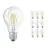 Multipack 10x Ledvance Classic LED E27 Poire Filament Claire 4W 470lm - 840 Blanc Froid | Équivalent 40W