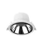 Noxion Downlight LED Apollo 20W 2500lm 60D - 840 Blanc Froid | 220mm - Diamètre 200mm - Alu Réflecteur - UGR <19