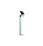 Steinel LED Lampadaire extérieur XSolar GL-S Post Argent 150lm - 840 Blanc Froid| Solar - Détecteur de Mouvement et de Lumière 