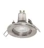 Ledvance Downlight LED Encastré Brushed Aluminium 3x GU10 2.6W 230lm 36D - 827 Blanc Très Chaud | Lot de 3