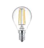 Philips Master Value LED Lustre E14 Boule Filament Claire 3.4W 470lm - 927 Blanc Très Chaud | Meilleur rendu des couleurs - Dimmable - Équivalent 40W