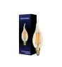 Noxion Lucent LED E14 Flamme Bougie Filament Ambre 4.1W 350lm - 822 Blanc Très Chaud | Dimmable - Équivalent 40W