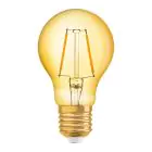Osram Vintage 1906 LED E27 Poire Filament Dorée 2.5W 220lm - 824 Blanc Très Chaud | Équivalent 25W