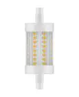 Ledvance Performance LED R7s double Ended 78mm Claire 7.3W 806lm - 827 Blanc Très Chaud | Équivalent 60W