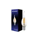 Noxion Lucent LED E14 Flamme Bougie Filament Claire 4.5W 470lm - 827 Blanc Très Chaud | Dimmable - Équivalent 40W