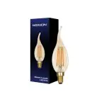 Noxion Lucent LED E14 Flamme Bougie Filament Ambre 4.1W 350lm - 822 Blanc Très Chaud | Dimmable - Équivalent 40W