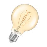 Osram Vintage 1906 LED E27 Globe Filament Heart Goud 8W 806lm - 922 Zeer Warm Wit | Beste Kleurweergave - Dimbaar - Vervangt 60W
