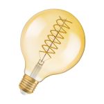 Osram Vintage 1906 LED E27 Globe Filament Goud 8.4W 806lm - 824 Zeer Warm Wit | Vervangt 60W - Dimbaar