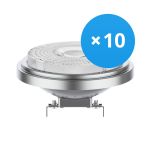 Voordeelpak 10x Noxion Lucent LED Spot G53 AR111 11.7W 800lm 24D - 927 Zeer Warm Wit | Beste Kleurweergave - Dimbaar - Vervangt 75W