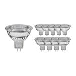 Voordeelpak 10x Noxion LED Spot GU5.3 MR16 7.5W 621lm 60D - 840 Koel Wit | Dimbaar - Vervangt 50W