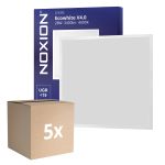 Voordeelpak 5x Noxion LED Paneel Ecowhite V4.0 28W 3400lm - 840 Koel Wit | 60x60cm - UGR <19 - Philips driver