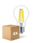Voordeelpak 4x Philips MASTER Value LED Lamp E27 Peer Helder 11.2W 1521lm - 927 Zeer Warm Wit | Beste Kleurweergave - Dimbaar - Vervangt 100W