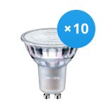 Voordeelpak 10x Philips MASTER Value LED Spot GU10 PAR16 4.9W 365lm 36D - 930 Warm Wit | Beste Kleurweergave - Dimbaar - Vervangt 50W