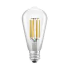 Ledvance Classic LED E27 Edison Filament Helder 4W 840lm - 830 Warm Wit | Vervangt 60W