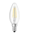Ledvance Classic LED E14 Kaars Filament Helder 5.5W 806lm - 827 Zeer Warm Wit | Vervangt 60W
